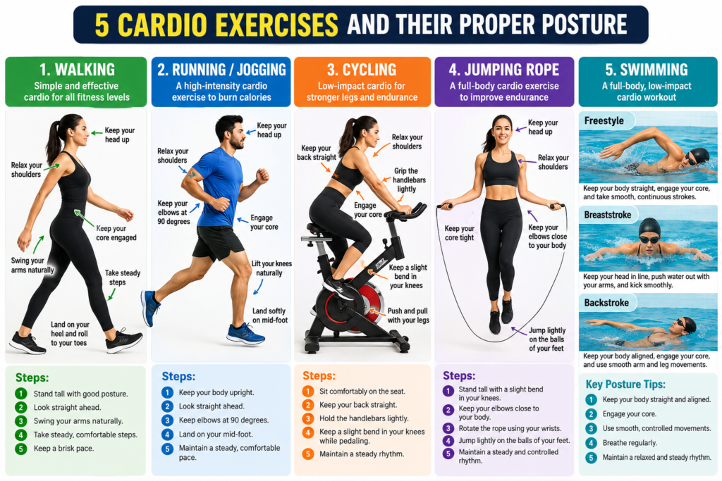 cardio workout exercises